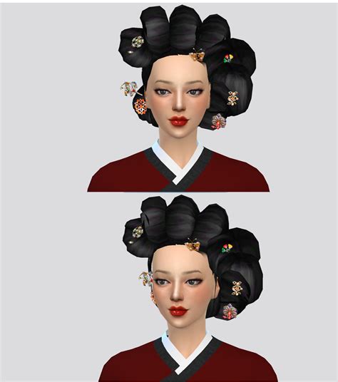 Sims 4 Create A Sim Korea Traditional Gisaeng