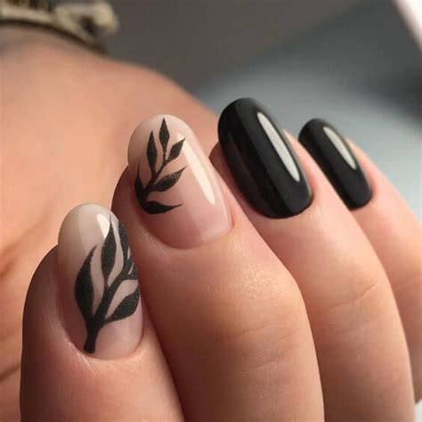 Uñas acrílicas by norma peña, piedras negras. 25 Diseños de uñas negras para las chicas con más estilo