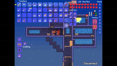 Terraria Timelapse Space Tower Youtube