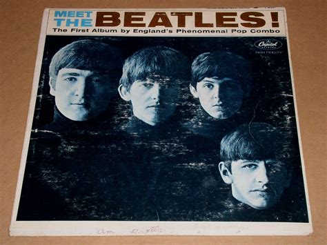 The Beatles Meet The Beatles Record Album Vinyl Vintage Capitol Label