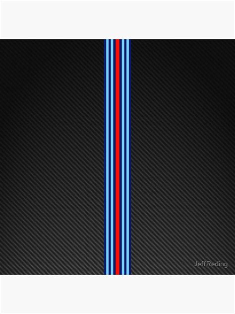 Carbon Fiber Racing Stripes 9 Sticker For Sale By Jeffreding Redbubble