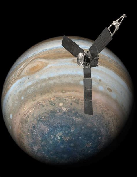 Jupiter Marble Nasas Juno Spacecraft Captures Stunning Image Of