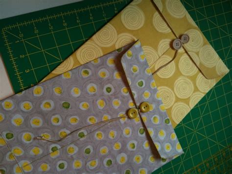A Few Scraps Tutorial Fabric Envelopes