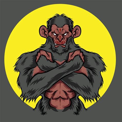 Strong Ape Logo 3725302 Vector Art At Vecteezy