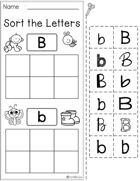 Preschool Letter B Worksheet