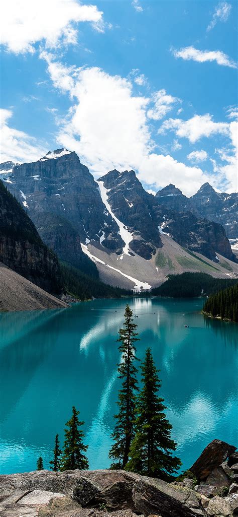 Apple Iphone Wallpaper Ne69 Lake Louise Mountain Lake