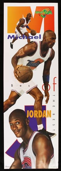 Lot Detail Michael Jordan Space Jam The Best Of Michael Jordan X Poster