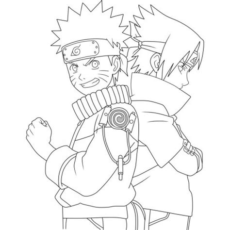 Coloring Page Naruto And Sasuke Naruto Free Printable Coloring Pages