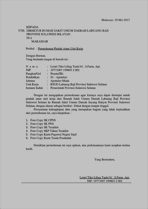 Contoh Surat Keterangan Pindah Tugas Bekkerja - Surat Keterangan
