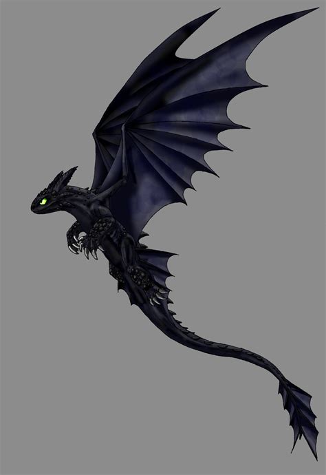 Httyd Night Fury By Scatha The Worm On Deviantart