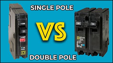 What Is The Difference Between Single Pole And Double Pole Circuit