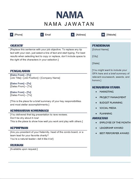 Contoh Karangan Resume Bahasa Melayu Imagesee