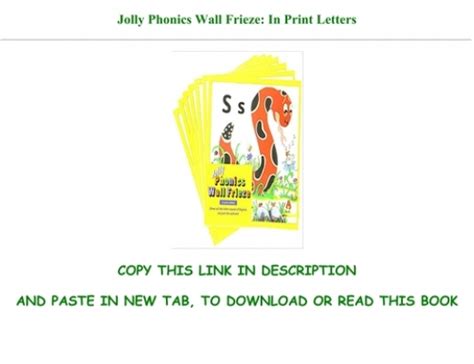 Download Pdf Jolly Phonics Wall Frieze In Print Letters Full Online