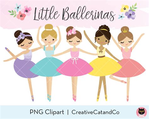 Little Ballerinas Clipart Premium Vector By Myclipartstore Ph