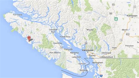 Earthquake Rattles Northern Vancouver Island No Injuries British