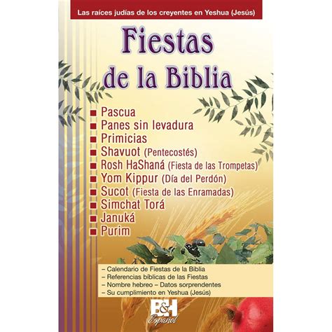 Fiestas De La Biblia Folleto Feasts Of The Bible Pamphlet Paperback