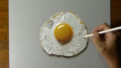 If you are on the first of drawing, you need techniques of pencil drawing for beginners and you should practice drawing simple things such as. Drawing of a fried egg - How to draw 3D Art - YouTube