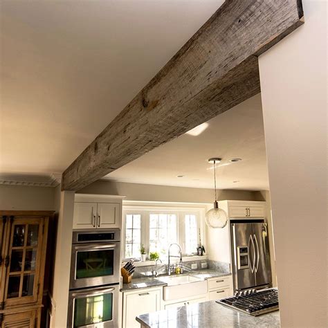 Beams And Mantle Shelves Made From Reclaimed Wood Wood Beam Ceiling