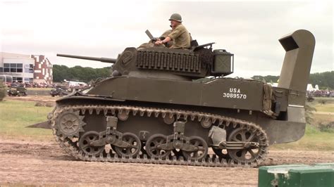 M5 Stuart Tank With Culin Hedgerow Cutter Device Youtube