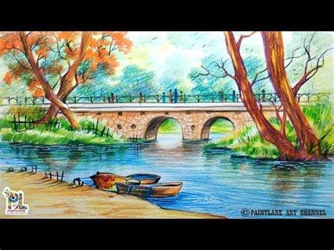 How To Draw A Very Simple Scenery With Bridge For ... Drawing scenery landscapes and seascapes 1988.pdf.