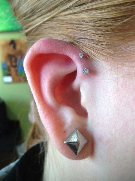 Double Forward Helix Piercing Indyloki