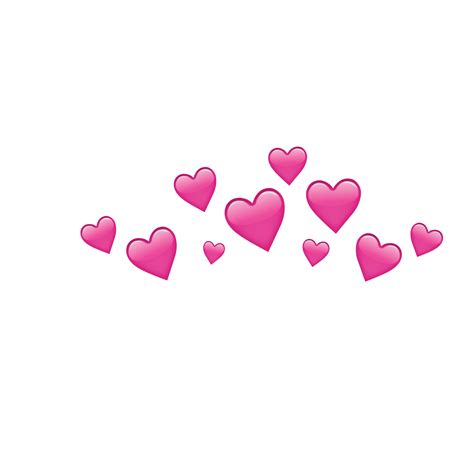 Transparent Heart Emoji Meme Overlay Corazones Tumblr Png Menestreistear