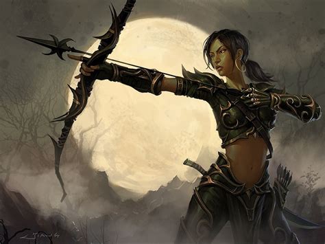 archer, Warrior, Art, Artwork, Fantasy, Weapon Wallpapers HD / Desktop ...