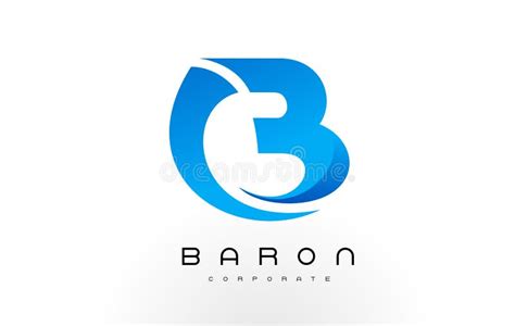 B Logo Blue B Letter Icon Design Vector Stock Vector Illustration Of