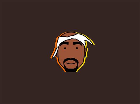 2pac Tupac Icon By Erica Lakata On Dribbble