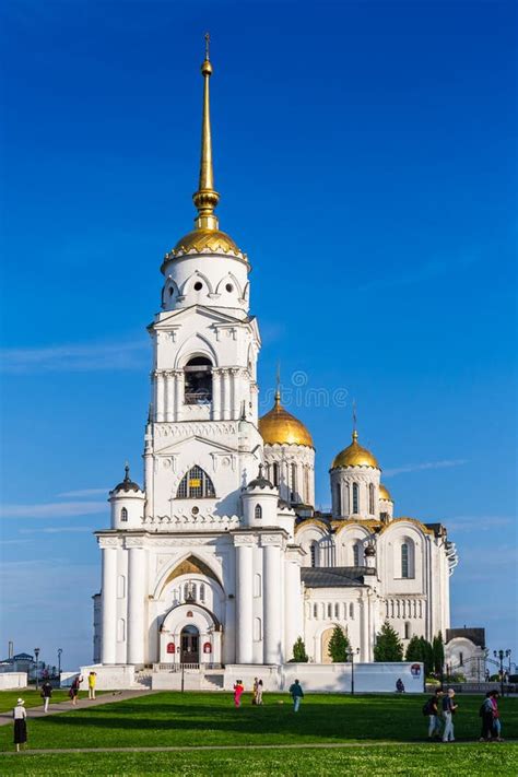 The Holy Dormition Cathedral Or Uspenskiy Cathedral In Vladimir City