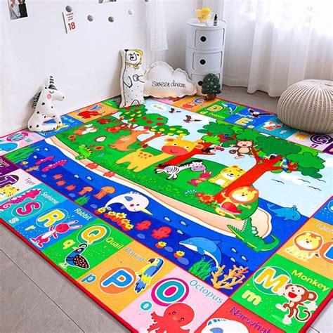 Teytoy Baby Play Mat Large Play Mats For Floor Cotton Playmat Baby