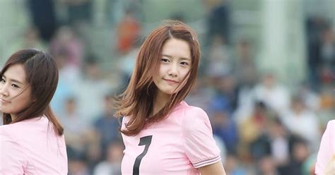 Im Yoona Korean Cute Girl Singer Sexy Photo At Namyangju Central Football Game ~ Korean Top Cute