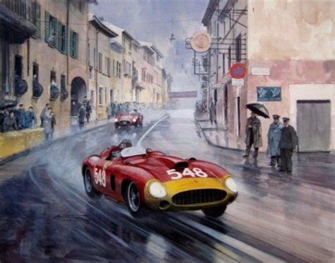 Fine Art Print Mille Miglia 1956 Ferrari 290mmeugenio