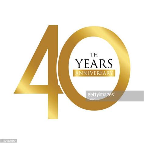 40th Anniversary High Res Illustrations Getty Images
