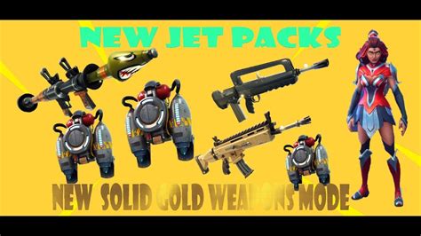 Xbox One Fortnite Battle Royale Jet Packs And Solid Gold Weapons Sub And Put Gamer Tags In