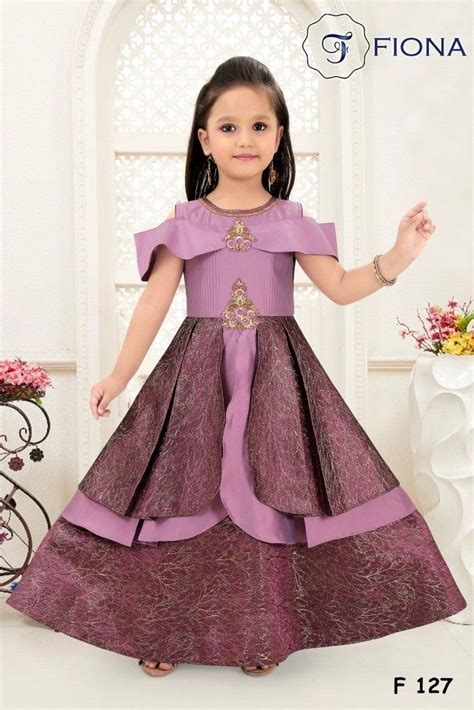 Pin By Fiona On Gowns Kids Fashion Dress Gowns For Girls Kids