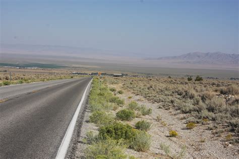 Baker Nevada As Seen From The Road Coming Out Of Great Basin National