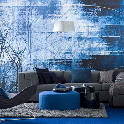 Interesting Blue Color Schemes For Living Room