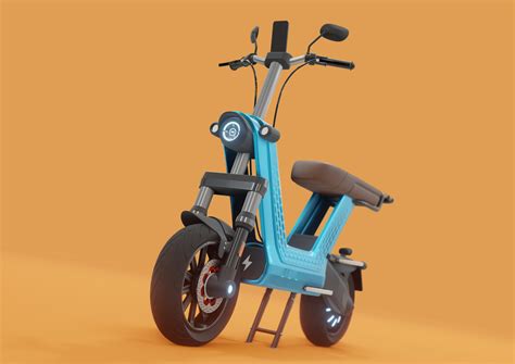 Artstation Yamaha Small Electric Scooter Concept