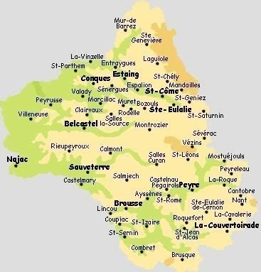 Haut Imagen Carte Des Plus Beaux Villages De L Aveyron Fr