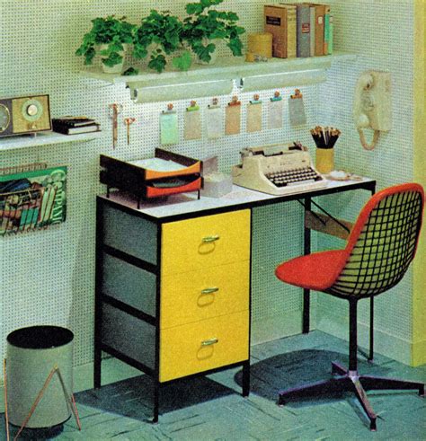 Remarkably Retro Home Office Designs From Womans Home Companion