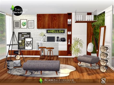 Theorem Study Room By Simcredible At Tsr Sims 4 Updates