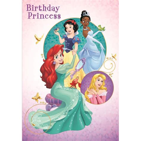 Birthday Princess Disney Princess Birthday Card 25470220 Character