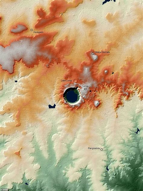 Satellite Images Of Craters Reveal Meteorites And Meteorites Hitting