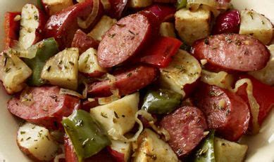 Cook until sausage has browned on both sides. Smoked Sausage Potato Bake