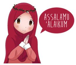 The latest and best collection of islamic stickers equipped with. Kartun Muslimah | Kartun, Seni, Stiker