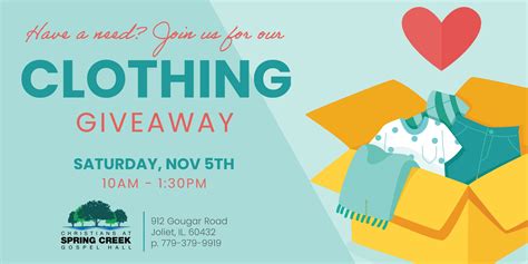 Nov 5 FREE Clothing Giveaway Event Joliet IL Patch