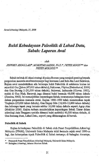 Paleolitikum atau zaman batu tua ditandai dengan penggunaan zaman batu muda di indonesia dimulai sekitar tahun 1500 sm. Tapak Tapak Arkeologi Zaman Prasejarah Di Malaysia
