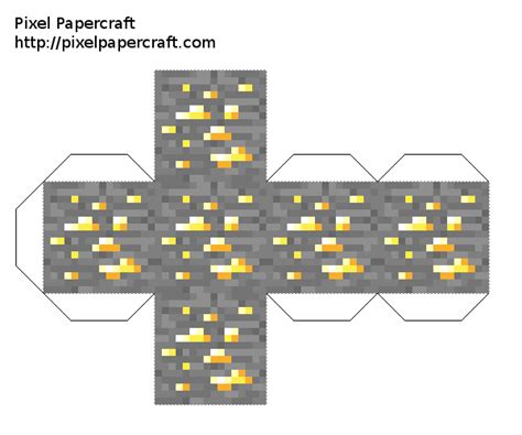 11new Minecraft Papercraft Iron Block Grayowljsv