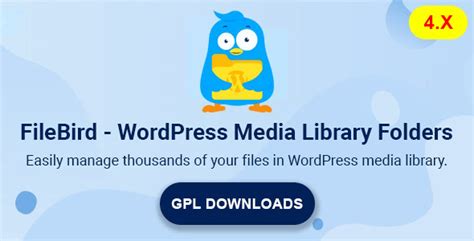Filebird Wordpress Media Library Folders Gpl Downloads
